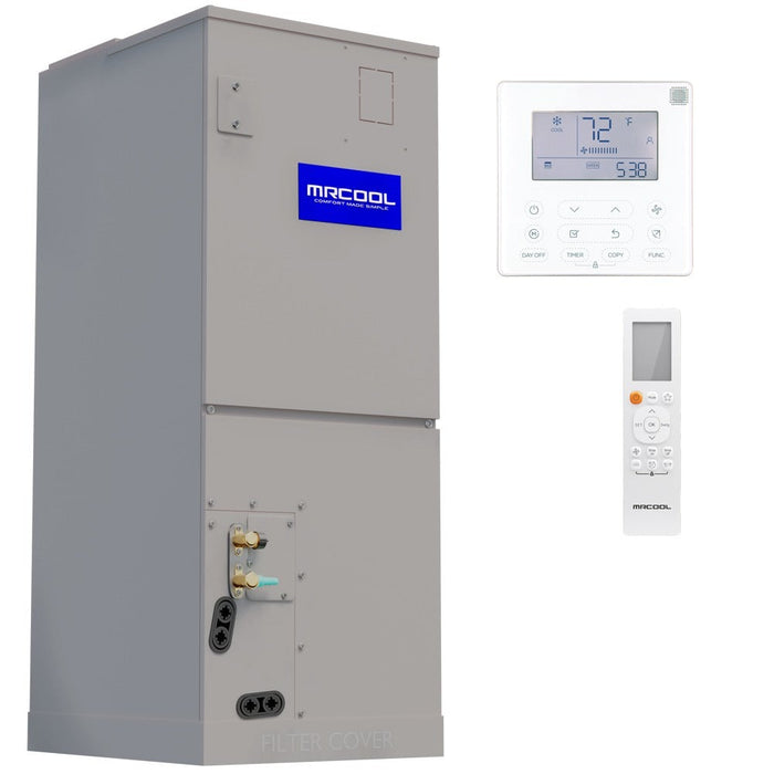 MRCOOL - 2-Ton 24,000 BTU Hyper Heat Central Ducted Heat Pump System - Multi Position - 230V